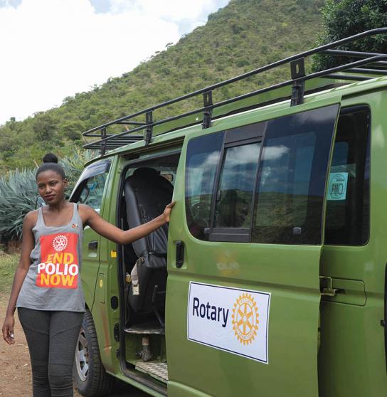 Segui i vaccinatori polio in Uganda