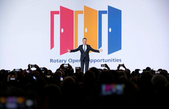 Secondo Holger Knaack il Rotary ha opportunità di cambiare e prosperare