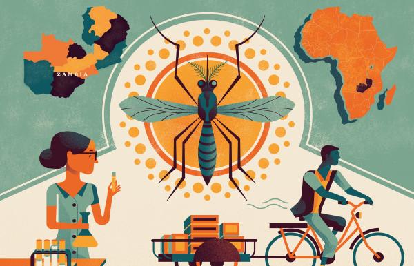 Nuova sovvenzione della Fondazione Rotary finanzia un programma collaudato sulla malaria nello Zambia