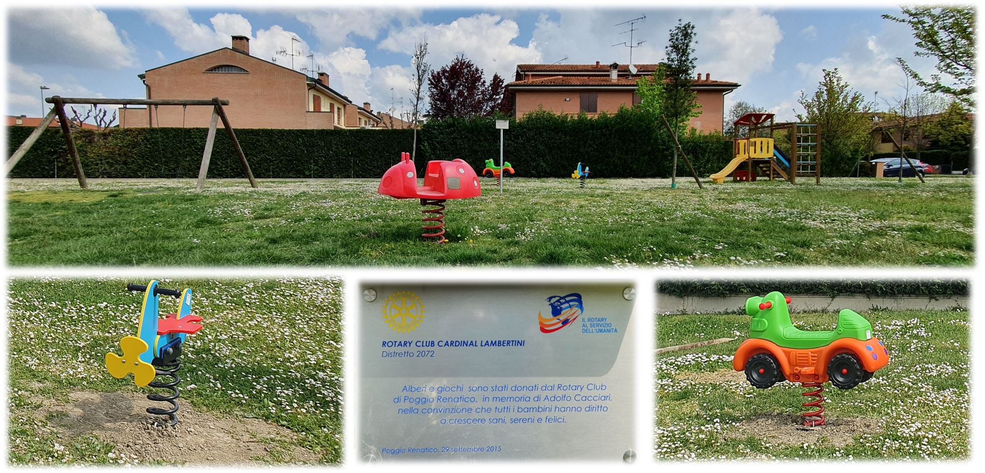 GIOCHI A MOLLA nel parco di via Nenni/Einaudi